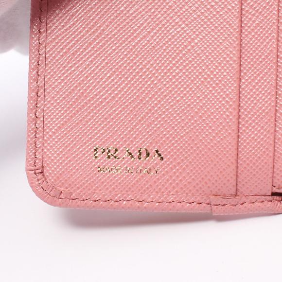 Prada Trifold Wallet Saffiano Leather Pink - Picture 4 of 8